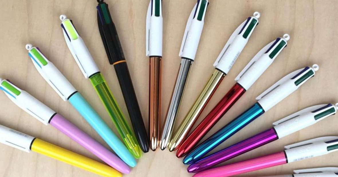 stylo BIC 4 couleurs